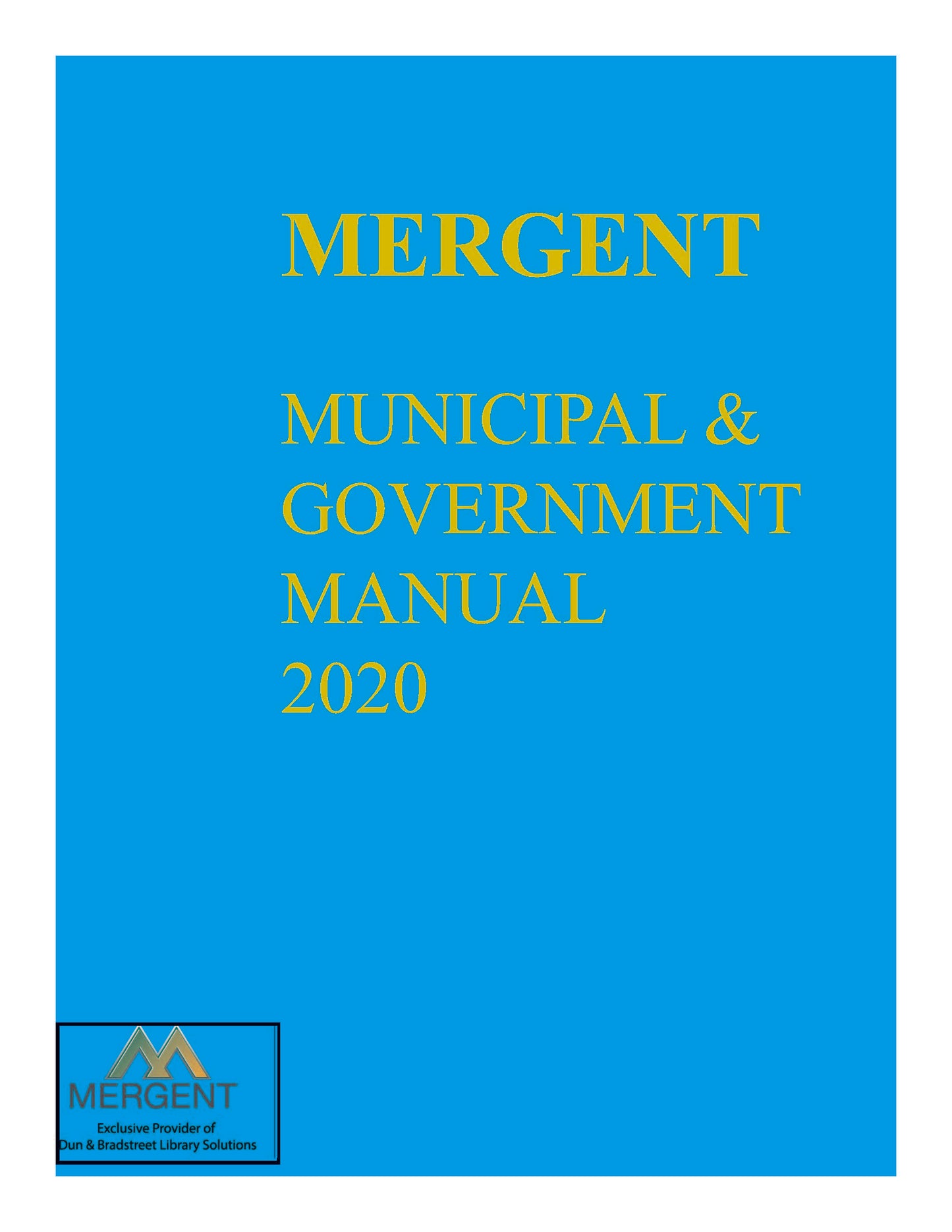 Municipal & Government Manual w/News Reports