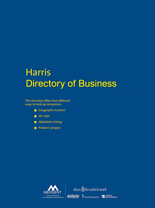 Harris OK Directory of Manufacturers & Processors