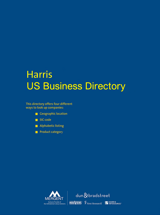 Harris US Business Directory  - Pacific Northwest Edition