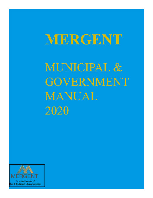 Municipal & Government Manual w/News Reports