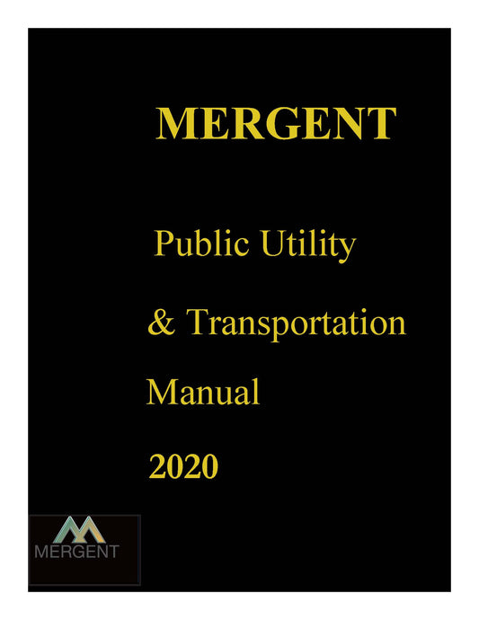 Public Utility & Transportation Manual w/News Reports