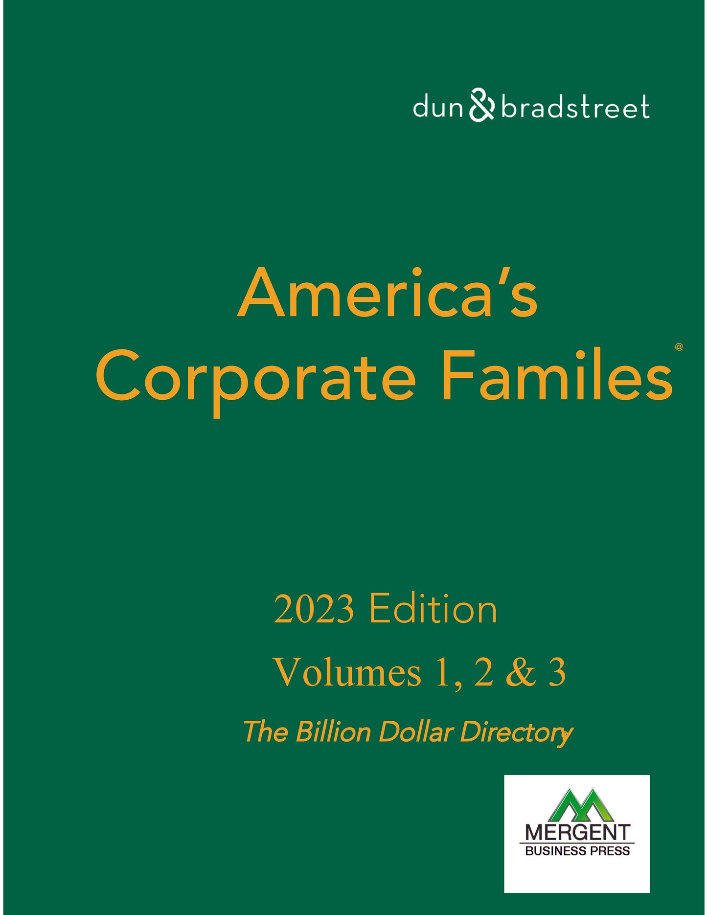 America's Corp Families Set (3 Volumes)