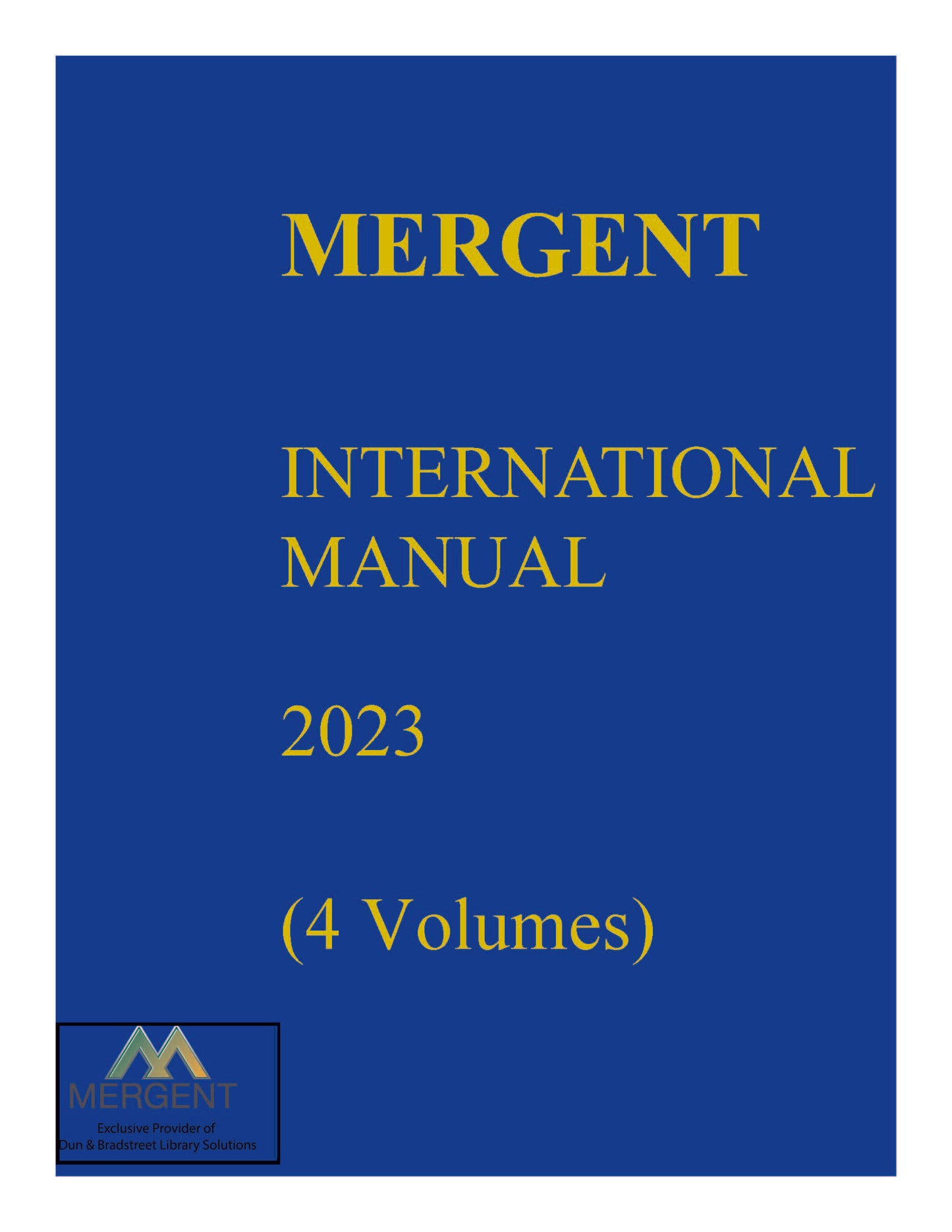 International Manual w/News Reports
