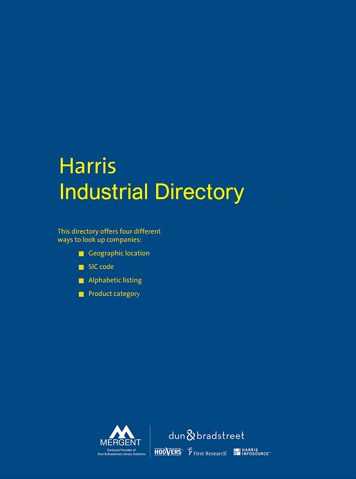 Harris OH Industrial Directory